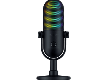 Micrófono - RAZER Seiren V3 Chroma, 1x USB-C, 3.5 mm, PC, Negro