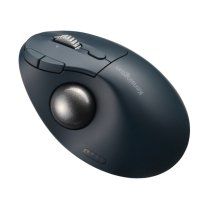 Trackball inalÃ¡mbrico TB550 ProFitÂ® Ergo Kensington, baterÃa recargable, negro y plata