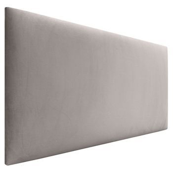 Dhome Cabecero De Terciopelo Liso 105x50 Camas 105 - Beige