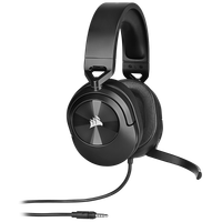 auriculares gaming corsair hs55 stereo carbono comodidad y calidad de sonido