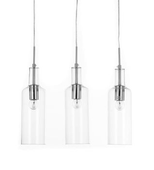 Lámpara de araña de 3 luces cm. Al.110 x l.48 x p.10