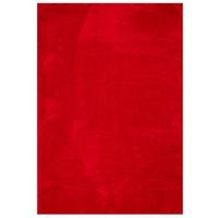 alfombra de pelo corto suave lavable huarte rojo 160x230 cm vidaxl