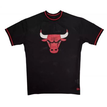 Camiseta Chicago Bulls - NBA Mesh Team Logo Oversized New Era - negra