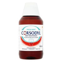 corsodyl gum problem mouthwash fresh mint