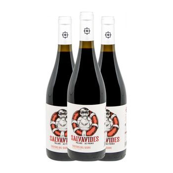 Batlliu De Sort Vino Tinto Salvavides Costers 75 Cl 22% Vol. (pack De 3 Unidades)