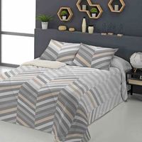 edredon sedalina sherpa berna 650 grm2  funda cojin 150 cm rufino diaz gris