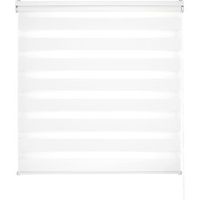 estoralis - estores  noche y dia  vera - total 170x250 cm   tejido 166x250 cm  doble tejido  blanco