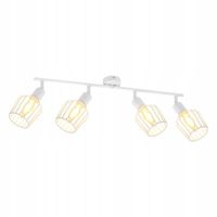 valeska - plafon de metal color blanco 75 cm e14