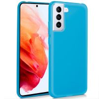 cool funda silicona celeste para samsung galaxy s21