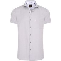 cappuccino italia camisa short sleeve blouse grijs para mujer