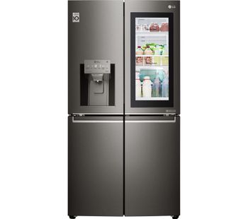 LG American-Style Smart Fridge Freezer Black GMX936SBHV, Black
