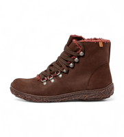 el naturalista para mujer 254561112005012 botines de piel n5456 marron 37 plano cordones casual