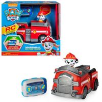spin master - patrulla canina - coche teledirigido de marshall - coche rc de marshall con 2 direcciones facil de manejar para principiantes patrulla canina - 24ghz hasta 76m - 6054195 - juguetes