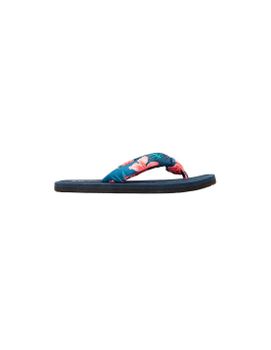 Chanclas Brasileras Hibiscus Nudo Fuchsia Mujer