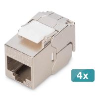 modulo keystone digitus dn-93615-s-4 cat 6a apantallado sin herramientas
