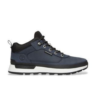 Timberland para hombre. TB1A68TZ0191 Zapatilla de Piel Field Trekker marino (45), Plano, Cordones, Casual