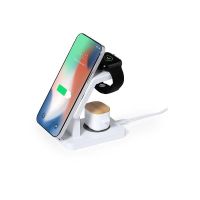 cargador inalambrico 3 en 1 dam electronics 15w magnetico magsafe