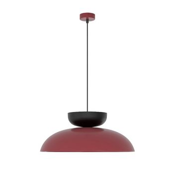 Lámpara colgante sava burdeos+negro