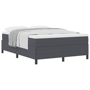 Cama Tapizada 203x143x35 Cm  - Gris