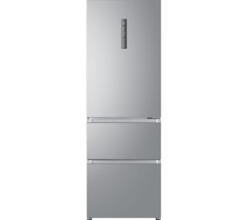 HAIER A3FE632CSJ 60/40 Fridge Freezer - Silver, Silver