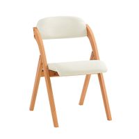 silla plegable con asiento y respaldo madera de haya y tela