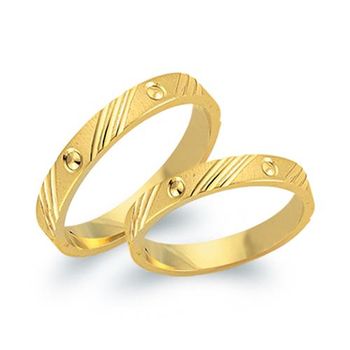Alianzas 14 quilates oro amarillo