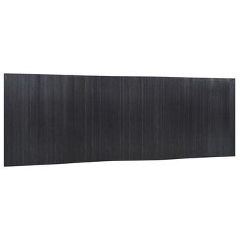 Biombo Divisor De Bambú Gris Ancho 600 Cm Alto 165 Cm Vidaxl
