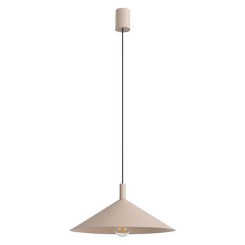 Lámpara colgantes taupe acero alt. 135 cm