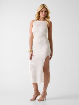 Vestido Midi Jacquard