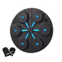 maquina de boxeo almalux bluetooth interactiva con luces rgb contador de golpes 9 modos incluye guantes fitness y entrenamiento
