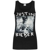 justin bieber camiseta tirantes ns4255 para mujer