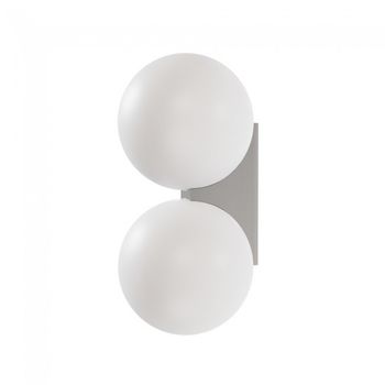 Aplique de pared para baños obi (2 luces)