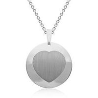 cadena de plata 925 con colgante de corazon