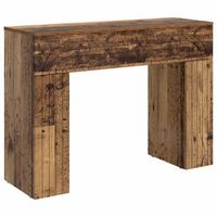 mesa de cafe - mesa de centro madera envejecida 102 x 35 x 75 cm