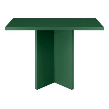 Mesa de comedor cuadrada tablero laminado 3cm Verde Cedar 100xm