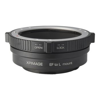 Anillo Adaptador de Montura de Lente XPIMAGE Compatible con Lentes Canon EOS EF a Cámaras de Cine Leica SL o Panasonic S5 L