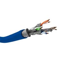 cable de red goobay cat7a 50 m sftp azul
