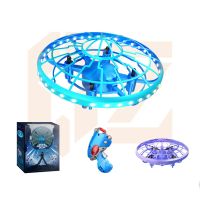 qzrc xs4 tiroteo espacial sensado por gestos platillo volador inteligente flotante ufo regalos para ninos 24g 4ch contr