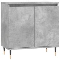 armario de bano  mueble bano madera de ingenieria gris hormigon 58x33x60 cm