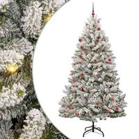 arbol de navidad artificial 210 cm 300 led blanco calido vidaxl
