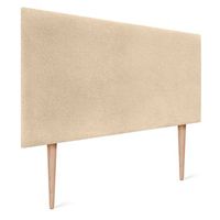 dhome cabecero acabado toalla soft tapizado liso con patas tejido suave para pared acusticos cabeceros absorbentes 100cm 8cm - 125 al - beige
