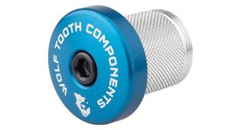 Tapon de compresion diente de lobo con tapa espaciadora integrada 1 1 8   azul