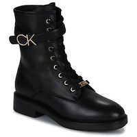 calvin klein jeans botines rubber sole combat boot w hw para mujer