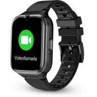 spc smartee 4g senior smartwatch para mayores gps y boton sos negro