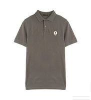 save the duck para hombre dr1213m-bate20 polo ovidio gris verdoso s casual verde algodon manga corta