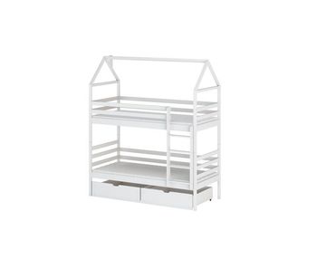 Cama alex house, estilo moderno. dispone de 2 cajones.