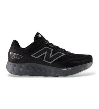 New Balance para mujer. W680WV8 Zapatillas Fresh Foam 680 v8 Waterproof negro (39 D), Plano, Cordones, Casual, Deportivo, Running, Multidepo