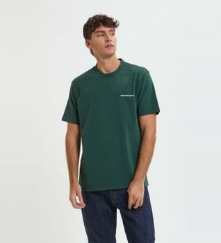 Baracuta para hombre. BRTEE0024UT2968 Camiseta Britain Rainwear verde (L), Casual, Algodón, Manga corta