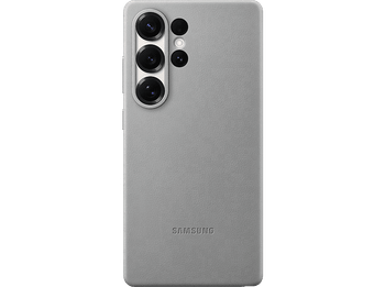 Funda móvil - Samsung Kindsuit, Para Galaxy S25 Ultra, Cuero Vegano, Gris