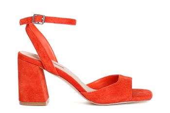 sandalias de ante coral
